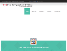 Tablet Screenshot of gtarefrigeration.com